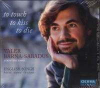 To Touch To Kiss To Die Barna-sabadus Audio Cd Sheet Music Songbook