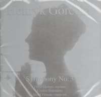 Gorecki Symphony No 3 Audio Cd Sheet Music Songbook