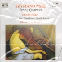 Szymanowski & Stravinsky String Quartets Audio Cd Sheet Music Songbook