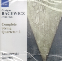 Bacewicz Complete String Quartets Vol 2 Audio Cd Sheet Music Songbook