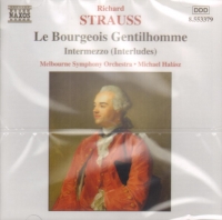 Strauss R Le Bourgeois Gentilhomme Op60 Audio Cd Sheet Music Songbook