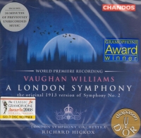 Vaughan Williams A London Symphony (1913) Music Cd Sheet Music Songbook
