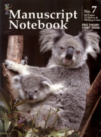 Koala Manuscript No 7 12 Stave 48 Pages Notebook Sheet Music Songbook