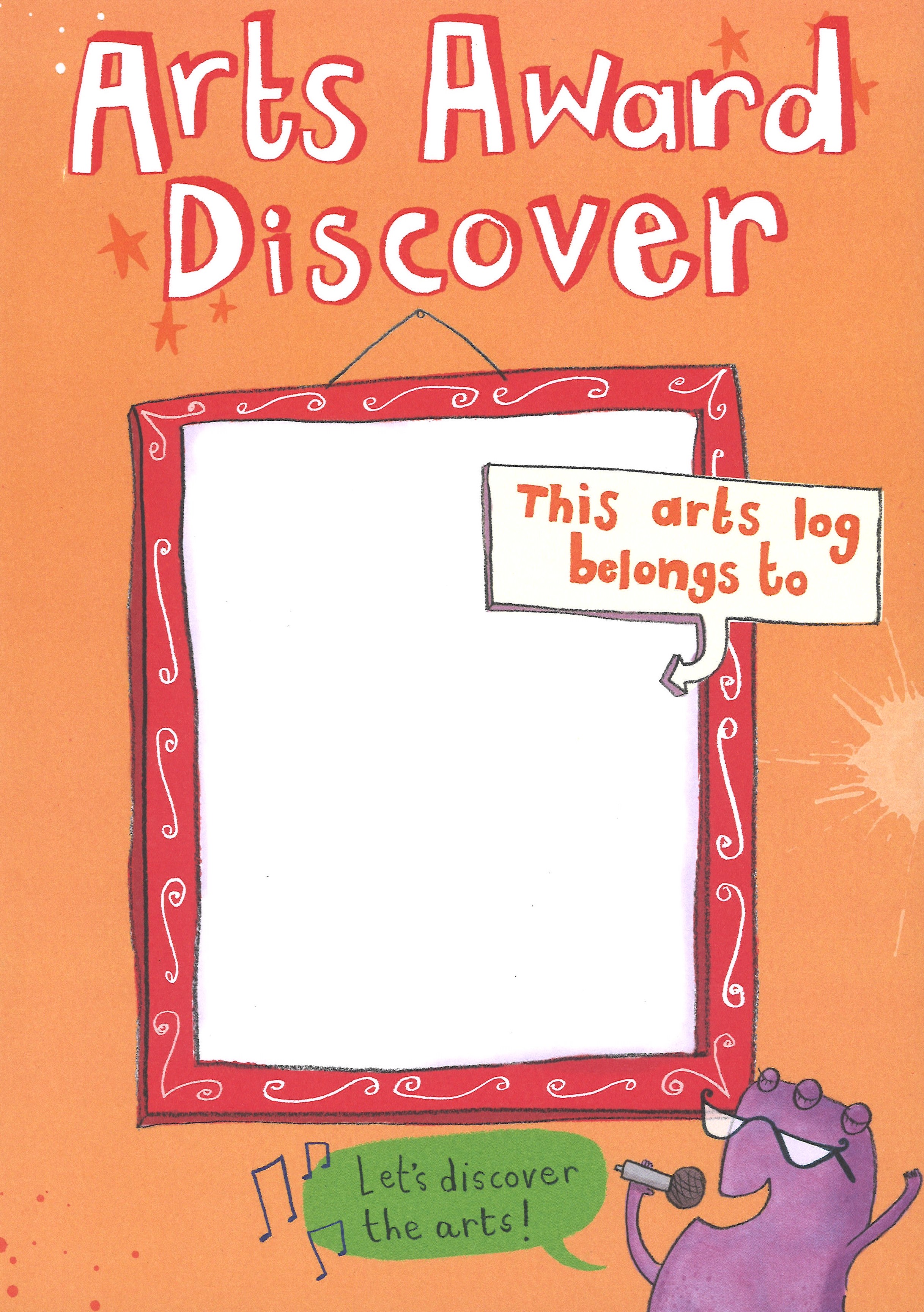 Arts Award Discover Log Pack Of 100 Sheet Music Songbook