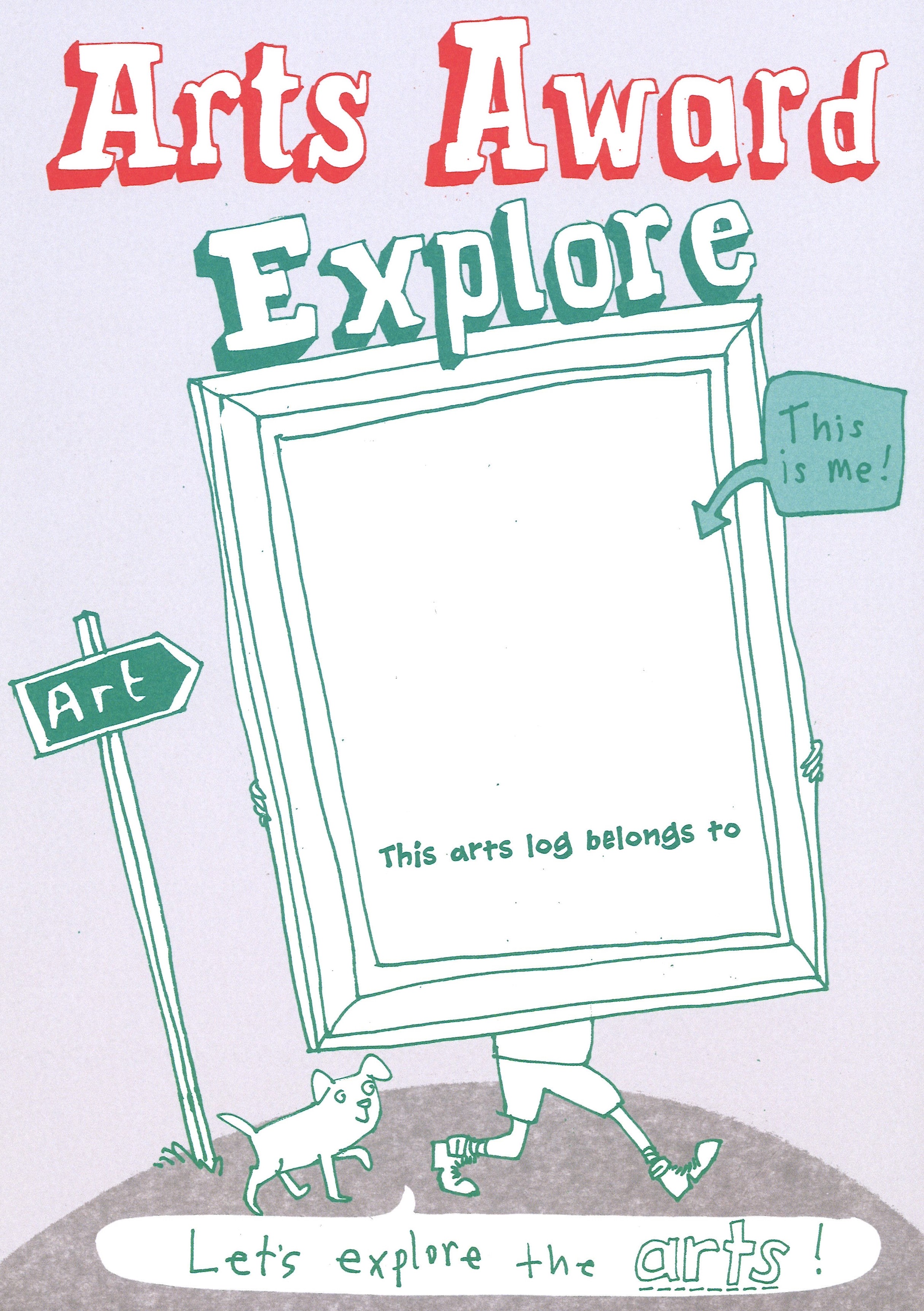 Arts Award Explore Log Sheet Music Songbook