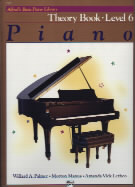 Alfred Basic Piano Theory Book Level 6 Sheet Music Songbook