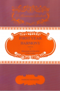 Lovelock First Year Harmony Sheet Music Songbook