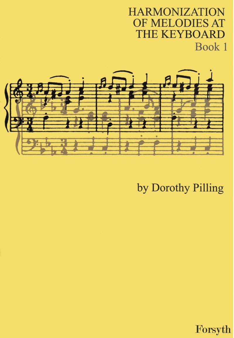 Pilling Harmonization Melodies At Keyboard Book 1 Sheet Music Songbook