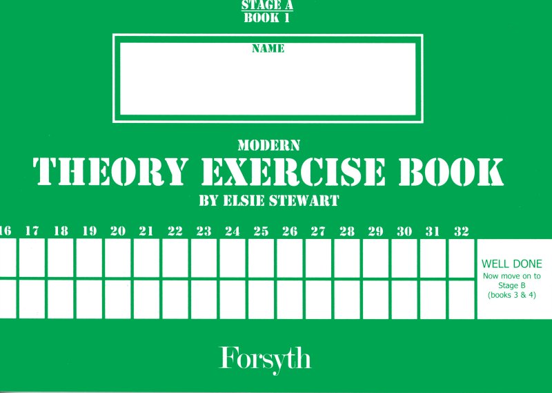 Stewart Modern Theory Exercise Book 1st Book Green Sheet Music Songbook