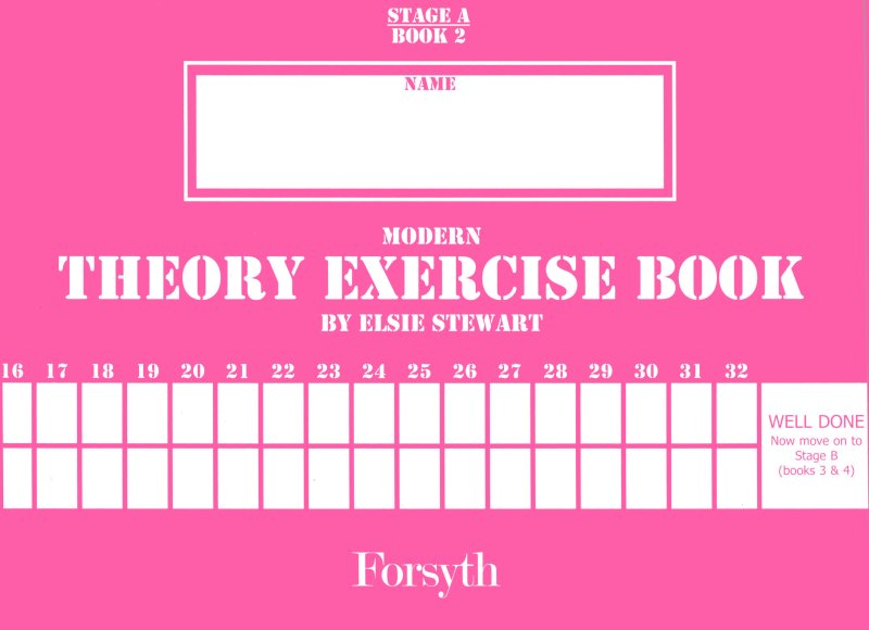 Stewart Modern Theory Exercise Book 2nd Book Pink Sheet Music Songbook