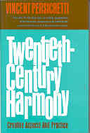Persichetti Twentieth Century Harmony Sheet Music Songbook