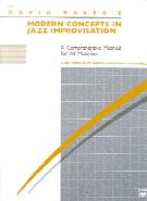 Baker Modern Concepts In Jazz Improvisation Sheet Music Songbook