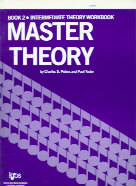 Master Theory Peters/yoder Book 2 Intermediate Sheet Music Songbook