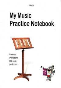 My Music Practice Notebook Sheet Music Songbook