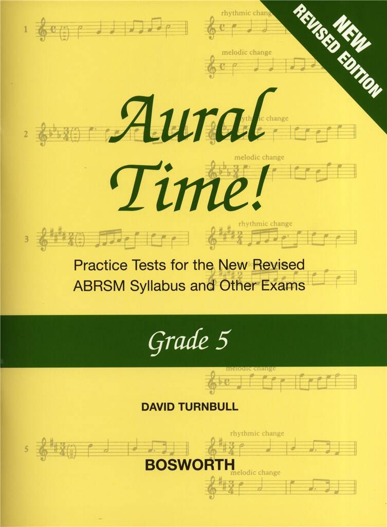 Aural Time Grade 5 Practice Tests Turnbull Revisd Sheet Music Songbook