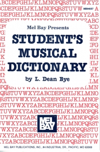 Students Musical Dictionary Bye Sheet Music Songbook