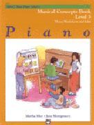 Alfred Basic Piano Musical Concepts Book Level 3 Sheet Music Songbook