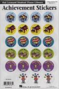 Hal Leonard Student Piano Achievement Stickers Sheet Music Songbook