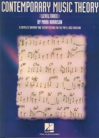 Contemporary Music Theory Level 3 Harrison Sheet Music Songbook