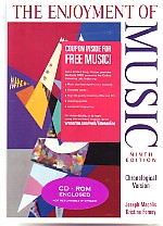 Enjoyment Of Music Perceptive Listening 10 Chronol Sheet Music Songbook