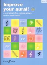 Improve Your Aural Grade 1 Harris/lenehan Book/cd Sheet Music Songbook