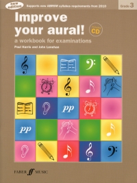 Improve Your Aural Grade 3 Harris/lenehan Book/cd Sheet Music Songbook