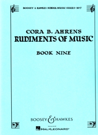 Rudiments Of Music Vol 9 Ahrens Sheet Music Songbook