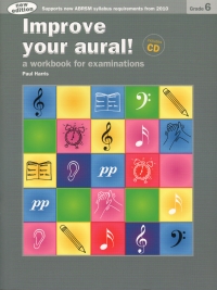 Improve Your Aural Grade 6 Harris Book & Cd Sheet Music Songbook