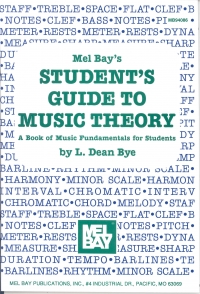 Students Guide To Music Theory D Bye Mel Bay Sheet Music Songbook