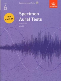 Specimen Aural Tests Revised 6 + Cds Abrsm Sheet Music Songbook