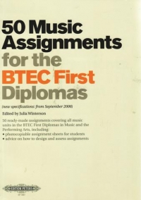 50 Music Assignments For The Btec First Diploma Sheet Music Songbook