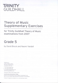 Trinity Theory Supplementary Exercises Grade 5 Sheet Music Songbook