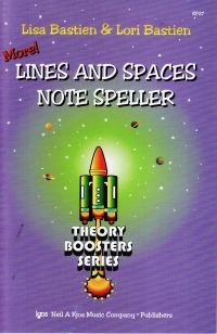 Bastien More Lines & Spaces Note Speller Sheet Music Songbook