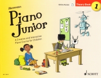 Piano Junior Theory Book 1 Heumann + Online Sheet Music Songbook