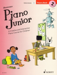 Piano Junior Theory Book 2 Heumann + Online Sheet Music Songbook