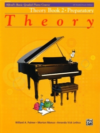 Alfred Basic Graded Piano Course Theory 2 Preparat Sheet Music Songbook