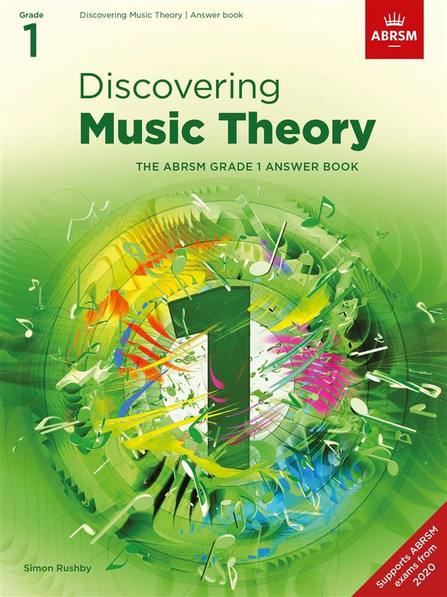 Discovering Music Theory Abrsm Grade 1 Answer Bk Sheet Music Songbook