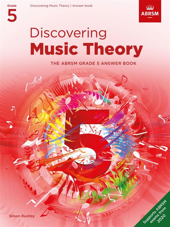 Discovering Music Theory Abrsm Grade 5 Answer Bk Sheet Music Songbook