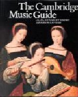 Cambridge Music Guide Sadie New Ed Paperback Sheet Music Songbook