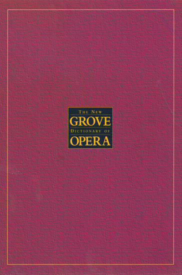 New Grove Dictionary Of Opera (paper) 4 Vols Sadie Sheet Music Songbook
