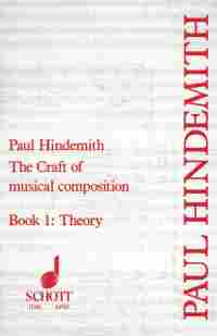Hindemith Craft Of Musical Composition Book 1 Sheet Music Songbook