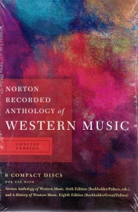 Concise History Of Western Music  4 Cds Sheet Music Songbook