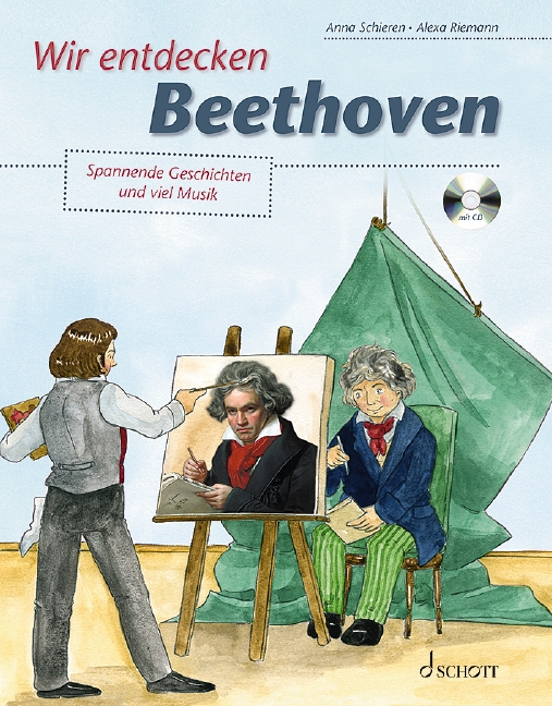 Wir Entdecken Beethoven Book & Cd Sheet Music Songbook