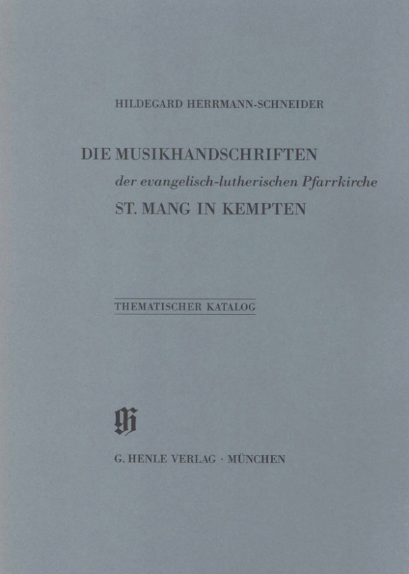 Kbm19 Evangelisch-lutherische Pfarrkirche St. Mang Sheet Music Songbook