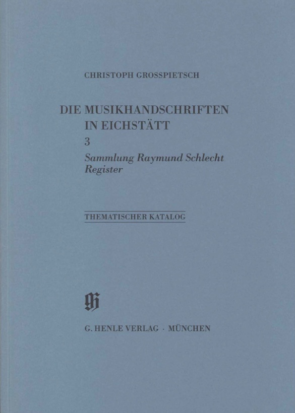 Kbm 11/3 Sammlung Raymund Schlecht Sheet Music Songbook