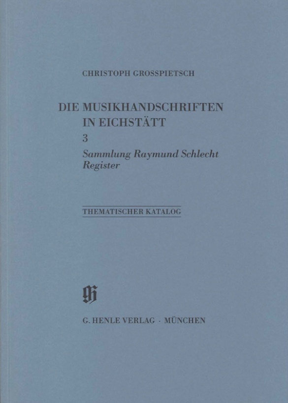 Kbm 11/3 Sammlung Raymund Schlecht Sheet Music Songbook