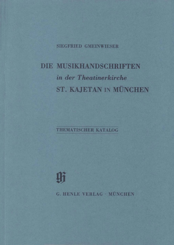 Kbm 4 Theatinerkirche St. Kajetan In Munchen Sheet Music Songbook