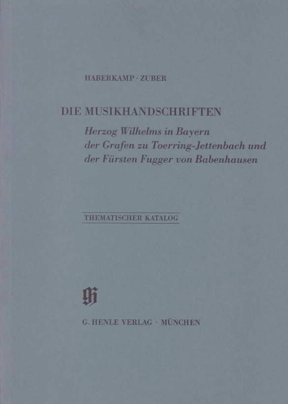 Kataloge Bayerischer Musiksammlungen 13 Sheet Music Songbook