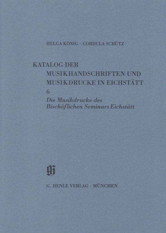 Kbm 11/6 Eichstatt Sheet Music Songbook