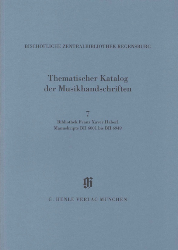 Kataloge Bayerischer Musiksammlungen 14/7 Sheet Music Songbook